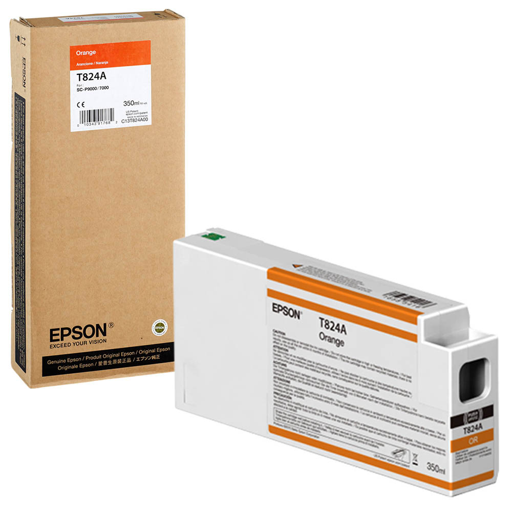 Купить Epson C13T824A00 картридж оранжевый, № T824A Epson C13T824A00 картридж оранжевый, № T824A