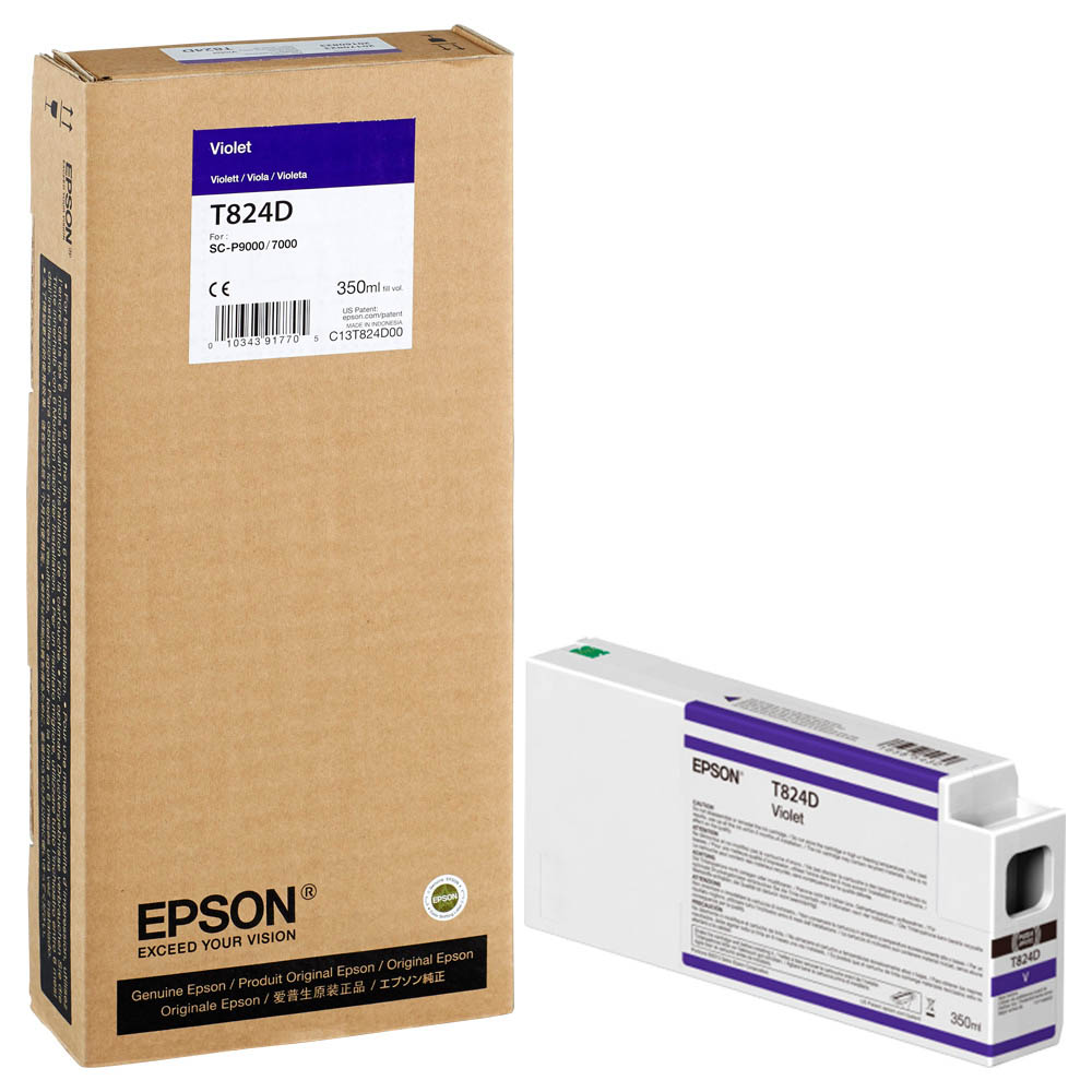 Купить Epson C13T824D00 картридж фиолетовый, № T824D Epson C13T824D00 картридж фиолетовый, № T824D