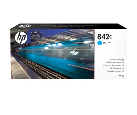 HP C1Q54A картридж голубой, № 842c